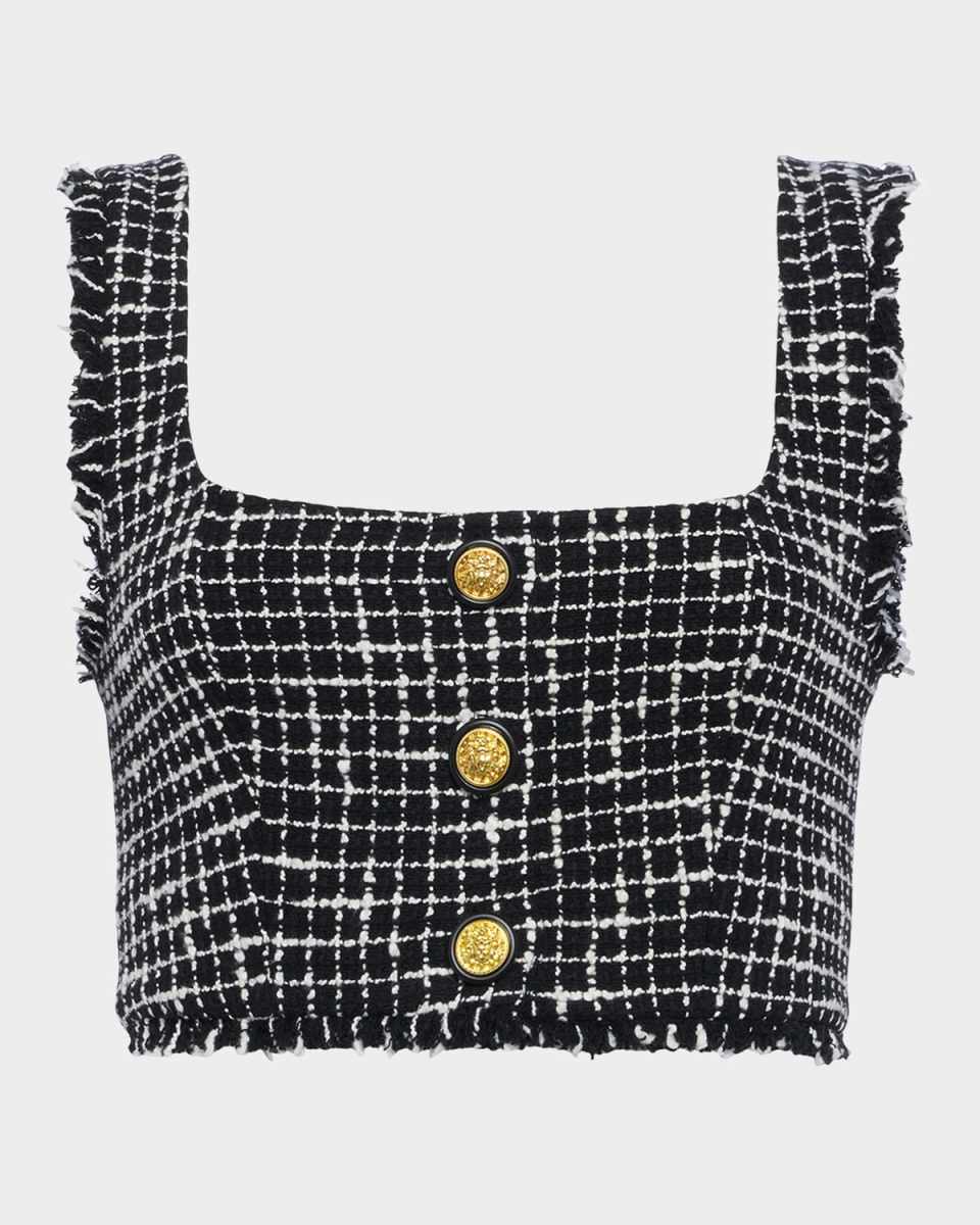 Mayline Tweed Bralette Top